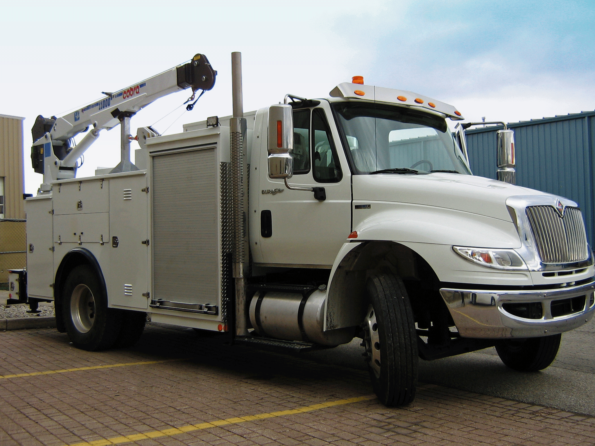 front and passender side view of a truck