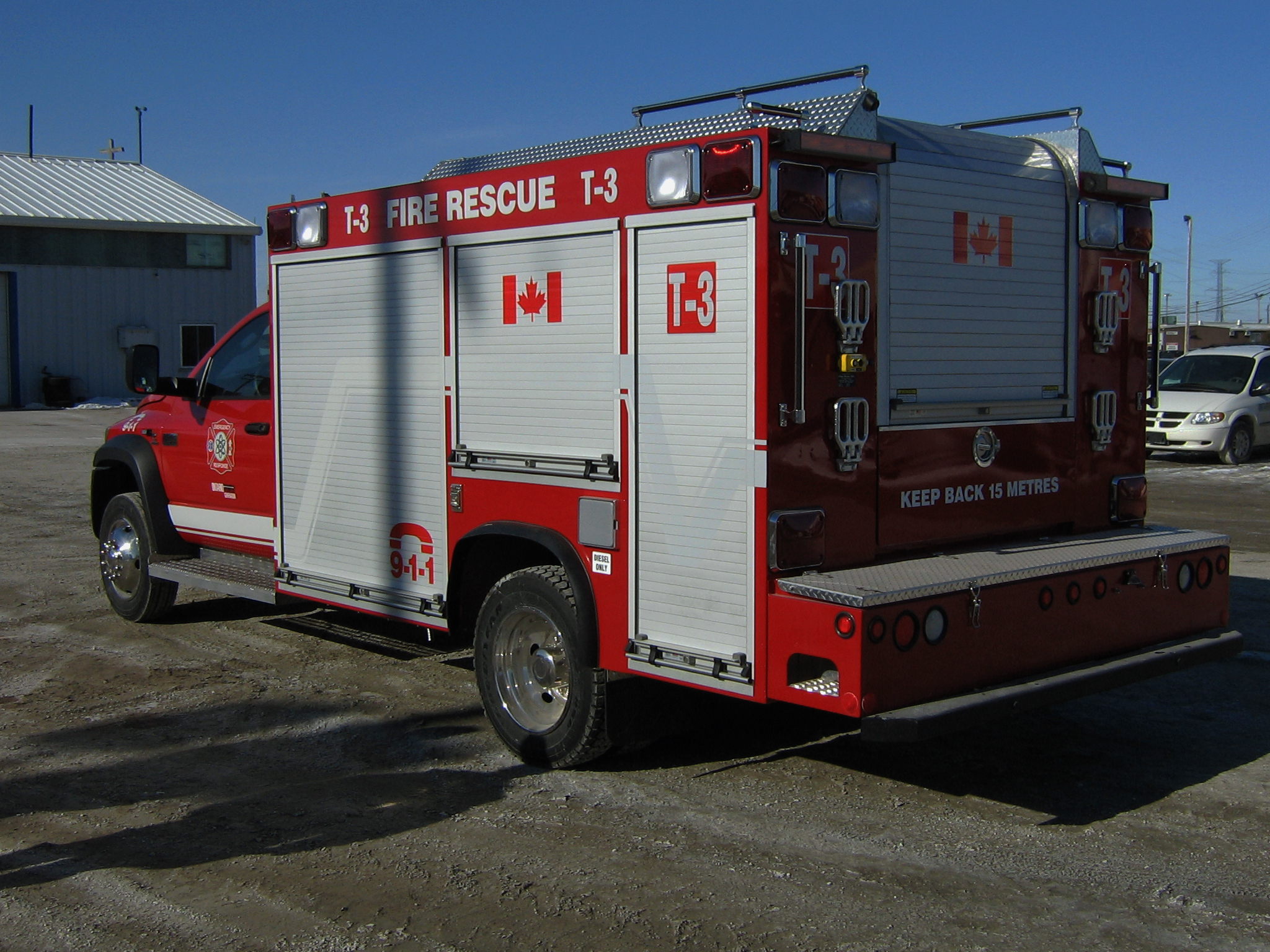 Fire rescue truck